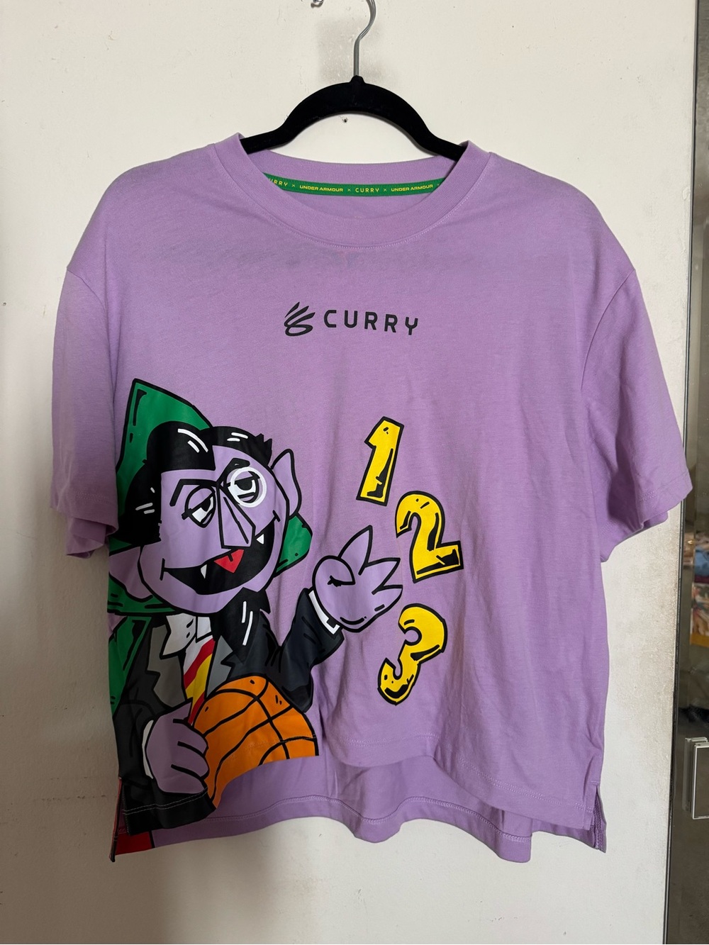 Under Armour Lavender Curry Sesame Street Count Tee